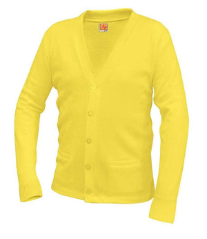 A+ - uniforms Sweaters uniforms online Classic V-Neck Cardigan Uniform Sweater BEST SELLER! - SchoolUniforms.com