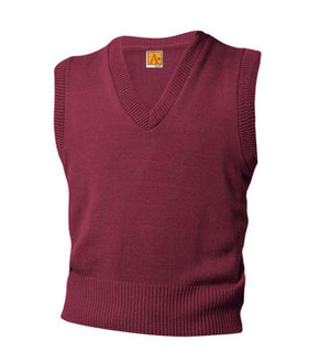 A+ - uniforms Sweaters uniforms online Classic v-neck pullover sweater vest - SchoolUniforms.com