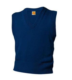 A+ - uniforms Sweaters uniforms online Classic v-neck pullover sweater vest - SchoolUniforms.com