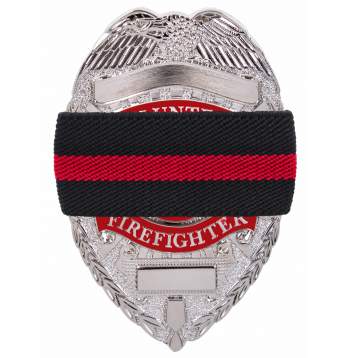 Thin Red Line Mourning Band