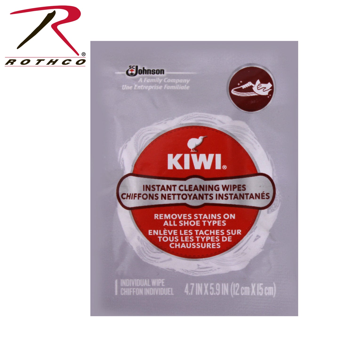 Instant Shoe Cleaning Kiwi Wipes