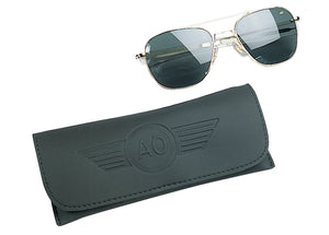 America Optical 55MM Polarized Pilot Sunglasses