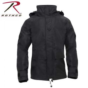 Tactical Hard Shell Waterproof Jacket - Black