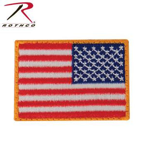 Mini US Flag Patch With Hook Back