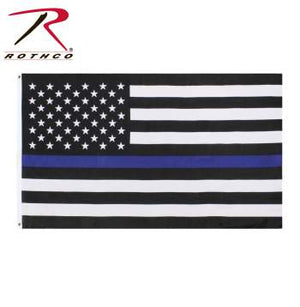 Thin Blue Line U.S. Flag