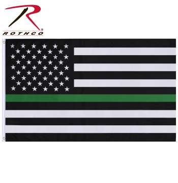 Thin Green Line Flag