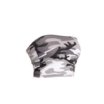 Women Camo Tube Top