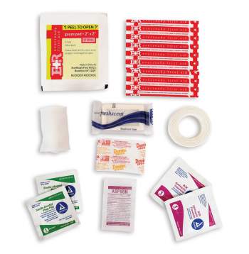 Military Zipper First Aid Kit Contents