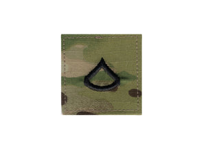 Official U.S. Made Embroidered Rank Insignia - Private 1st Class