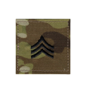 Official U.S. Made Embroidered Rank Insignia - Sergeant