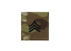 Official U.S. Made Embroidered Rank Insignia - Sergeant