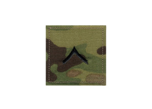 Official U.S. Made Embroidered Rank Insignia - Private