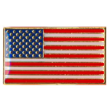 Classic Rectangular US Flag Pin