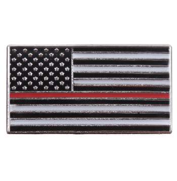 Thin Red Line Flag Pin