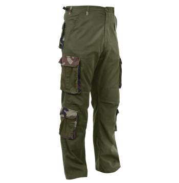 Vintage Camo Paratrooper Fatigue Pants