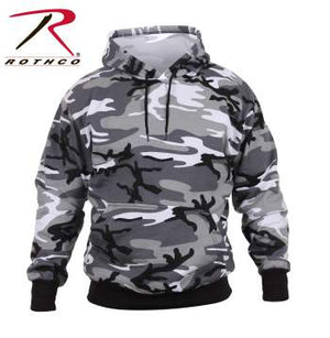 Camo Pullover Hooded Sweatshirt