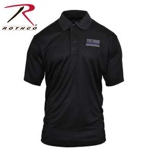 Thin Blue Line Moisture Wicking Polo