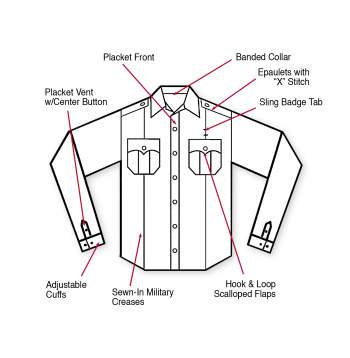 Long Sleeve Uniform Shirt