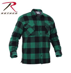 Extra Heavyweight Buffalo Plaid Sherpa Lined Flannel Shirts