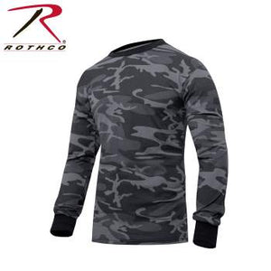 Long Sleeve Colored Camo T-Shirt