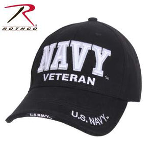 Deluxe Low Profile Military Branch Veteran Cap