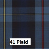 Plaid School Uniform Jumper V-Front Knife Pleats Style 62 Blue/Red/Gold Plaid 41