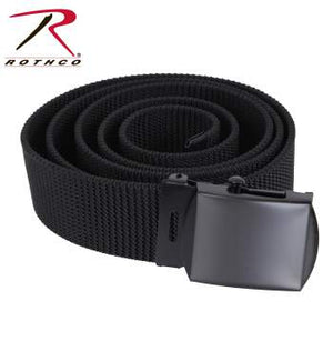 Nylon Web Belt - Black Webbing