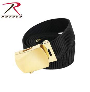 Nylon Web Belt - Black Webbing