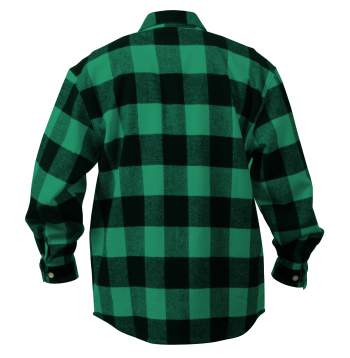 Extra Heavyweight Buffalo Plaid Flannel Shirt