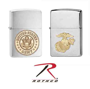 Zippo Military Crest Lighters