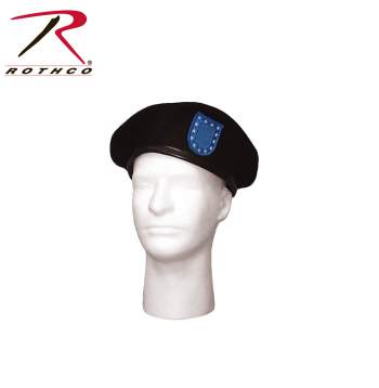 G.I. Type Beret w/ Blue Flash