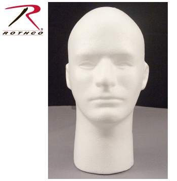 Male Foam Head With Face