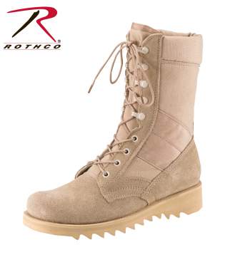 G.I. Type Ripple Sole Desert Tan Jungle Boots