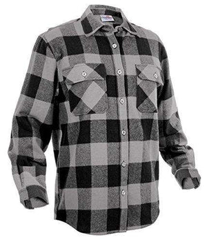 Heavy Weight Plaid Flannel Shirt