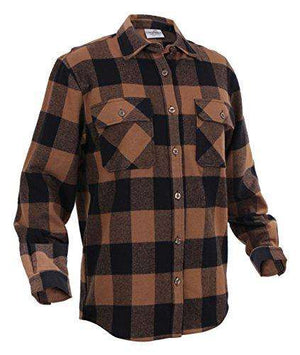 Heavy Weight Plaid Flannel Shirt