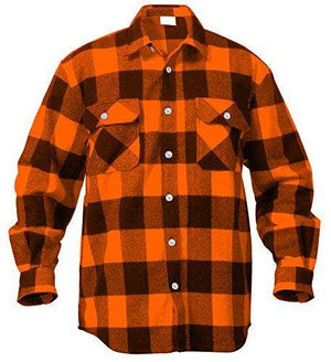 Heavy Weight Plaid Flannel Shirt