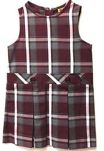 Girls School Uniform Jumper Style 94 Plaid Color 54