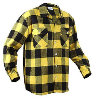 Heavy Weight Plaid Flannel Shirt