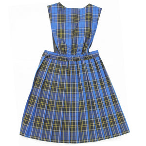 Plaid School Uniform Jumper V-Front Knife Pleats Style 62