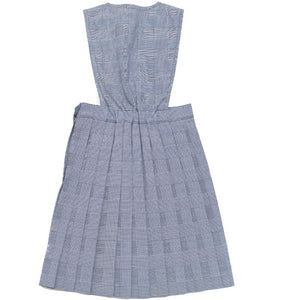 Plaid School Uniform Jumper V-Front Knife Pleats Style 62