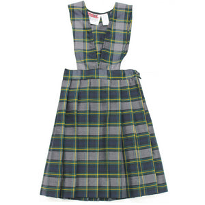 Plaid School Uniform Jumper V-Front Knife Pleats Style 62