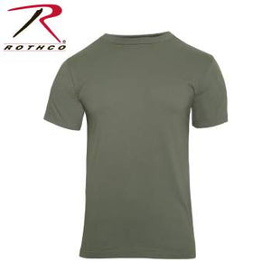 Solid Color 100% Cotton T-Shirt