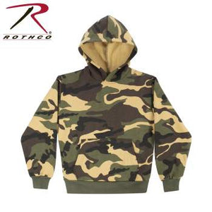 Kid's Camo Pullover Hooded Sweatshirt