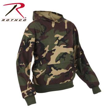 Kid's Camo Pullover Hooded Sweatshirt