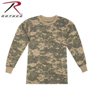 Kids Long Sleeve Camo T-Shirt