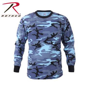 Long Sleeve Colored Camo T-Shirt