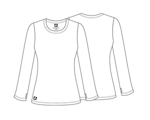 Adar Indulgence Long Sleeve Fitted Luxury Tee