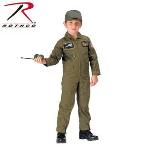 Kid's Flight Coverall With Patches