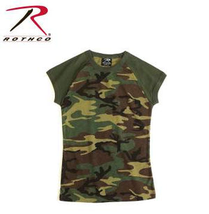 Short Sleeve Camo Raglan T-Shirt