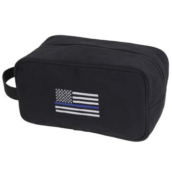 Thin Blue Line Canvas Travel Kit